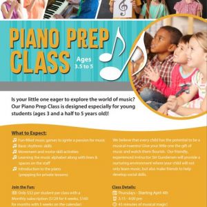 Creative Keys Music School Piano Prep Class