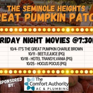 Seminole Heights Great Pumpkin Patch Movie Nights