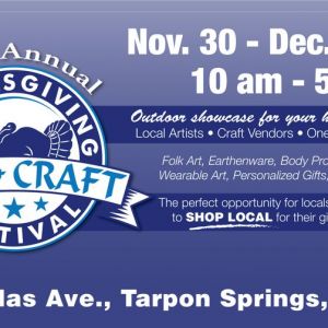 Tarpon Springs Thanksgiving Arts and Crafts Festival