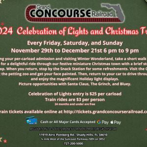 Grand Concourse Railroad Celebration of Lights and Christmas Train