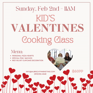 AJ's Kitchen Drawer Valentine’s Kids Cooking Class