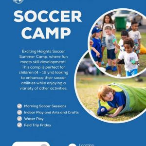 Heights Soccer Tots Summer Camp