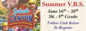 Northdale Lutheran Church VBS - Splash Canyon