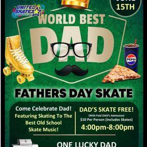 United Skates of America Father's Day Skate