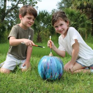 Fat Beet Farm Kids Pumpkin Painting