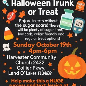 Harvester Community Church Diabetic Friendly Halloween Trunk or Treat