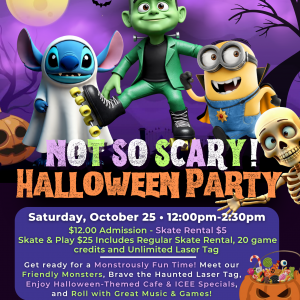 SkateWorld Tampa Not So Scary Trick or Treating Skate Party