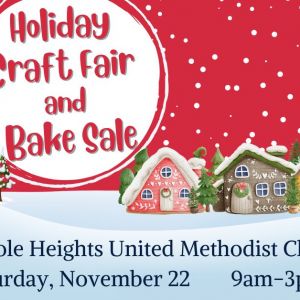 Seminole Heights United Methodist Church Holiday Craft Fair and Bake Sale