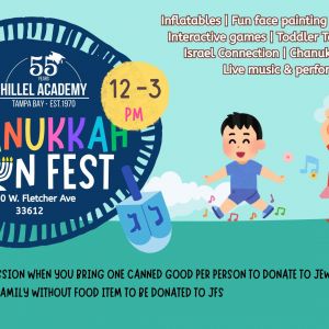 Hillel Academy of Tampa Chanukah Fun Fest