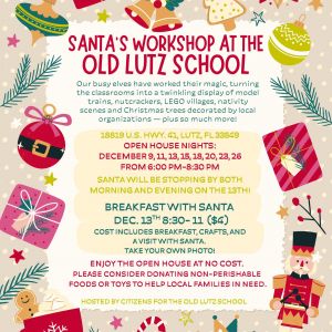 Old Lutz School Santa's Workshop