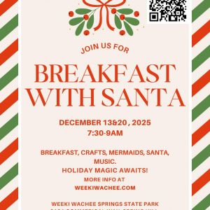 Weeki Wachee Springs Breakfast with Santa