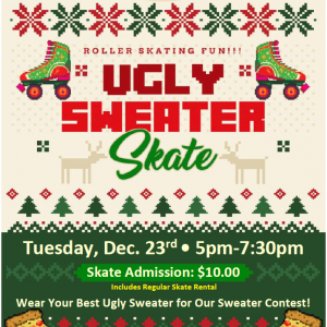 Skate World Tampa Ugly Christmas Sweater