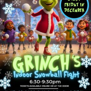 United Skates Grinch's Indoor Snowball Fight