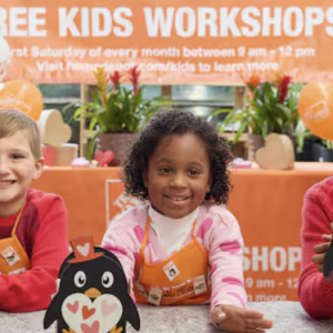 Home Depot Kids DIY Workshops - Penguin Mailbox