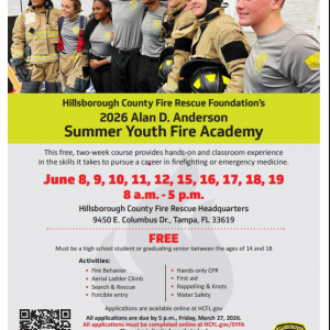 Alan D Anderson Summer Youth Fire Academy