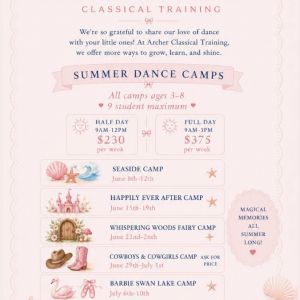 Archer Classical Training Dance Camp
