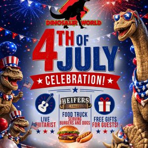 Dinosaur World 4th of July Celebration