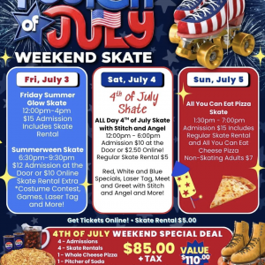 SkateWorld 4th of July Weekend