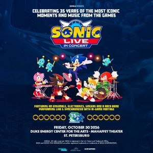 Sonic Live in Concert at Mahaffey Theater
