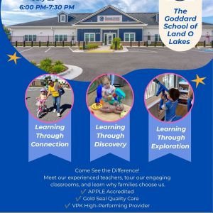 Goddard School of Land O' Lakes, The Back to School Open House