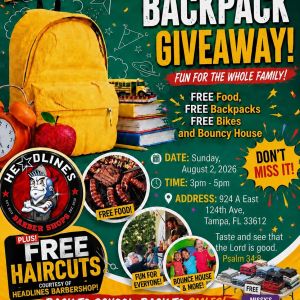 Taste and See Tampa Backpack Giveaway