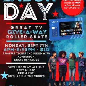 SkateWorld Tampa Labor Day Great TV Giveaway Skate