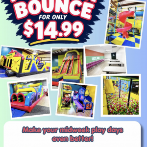 Bounce Zone Midweek Bounce Deal