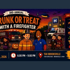 TGH Brooksville Trunk or Treat with a Firefighter
