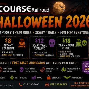 Grand Concourse Railroad Halloween Spooky Train and Scary Trail