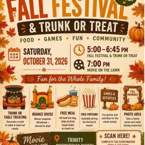 Trinity Presbyterian Church Fall Festival and Trunk or Treat