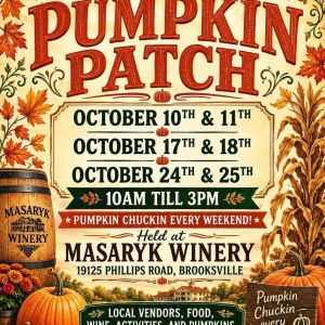 Brooksville Pumpkin Patch at Masaryk Winery
