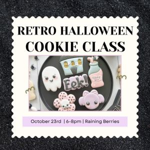 Ellie Mae's Bakery Retro Halloween Cookie Decorating Class