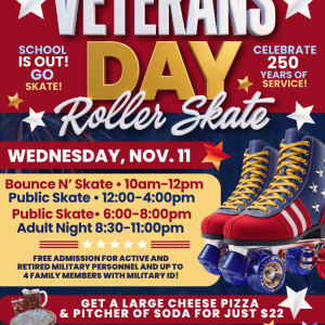 United Skates Tampa Veterans Day Skating Fun